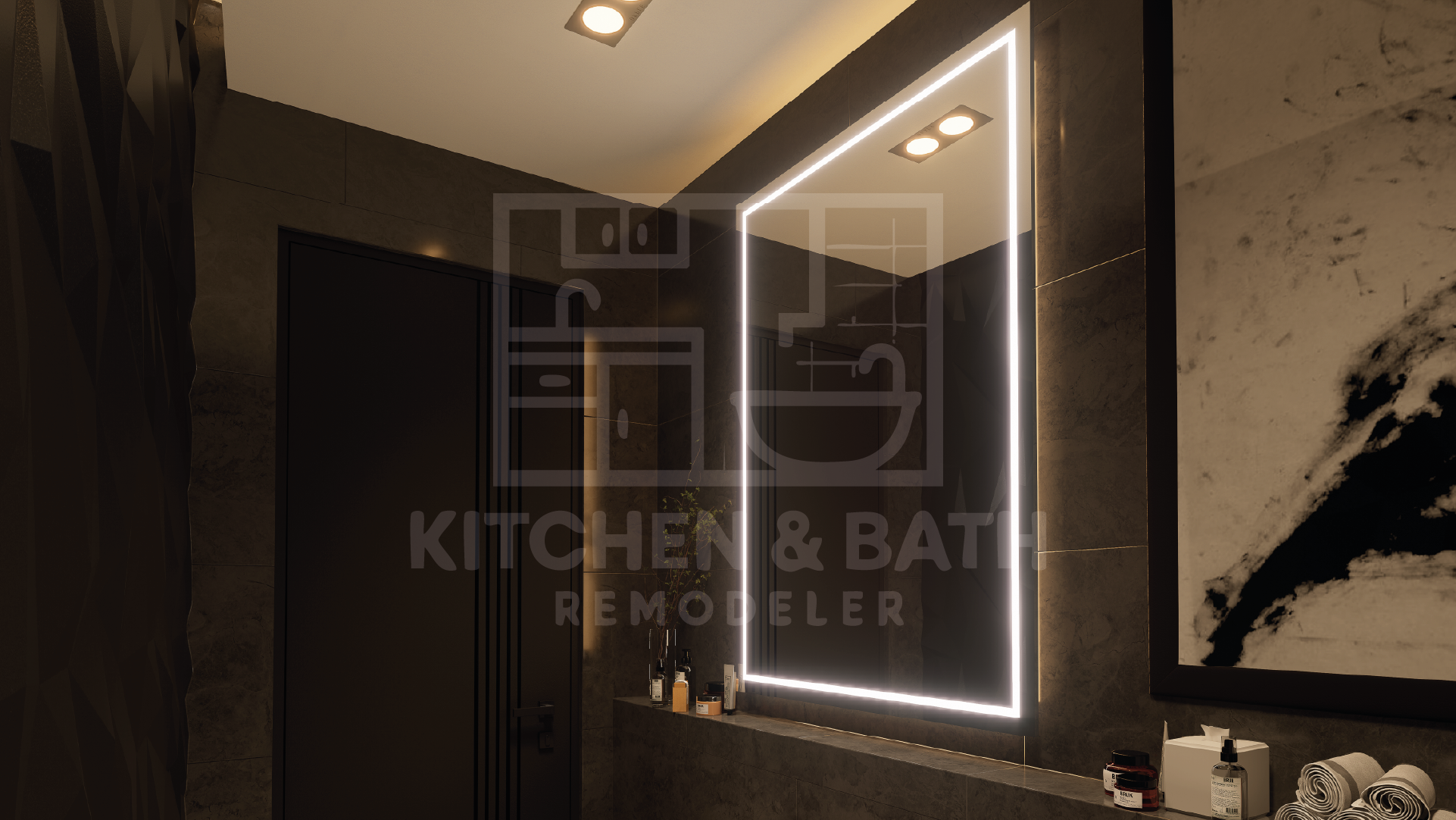 LED bathroom mirror benefits